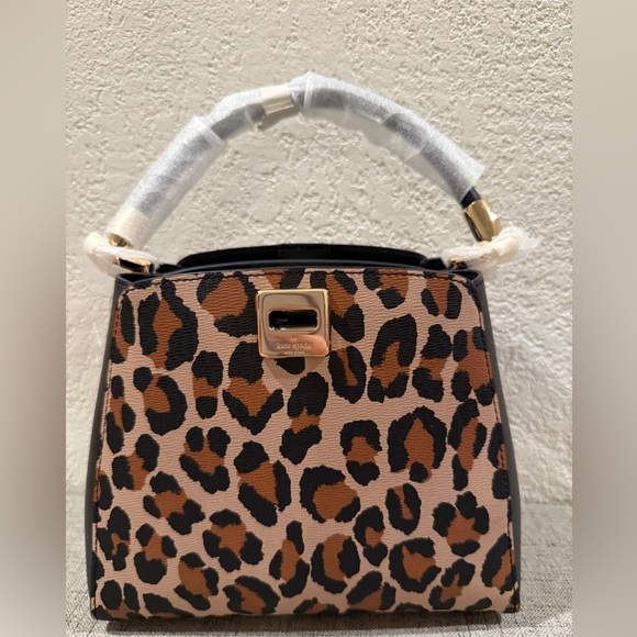 kate spade Handbags - kate spade Leopard-Print Top-Handle Satchel/Crossbody NWOT